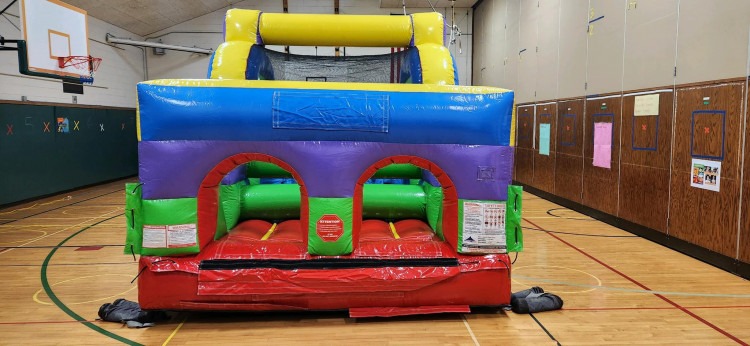 30 ft. Inflatable Obstacle Course with Slide