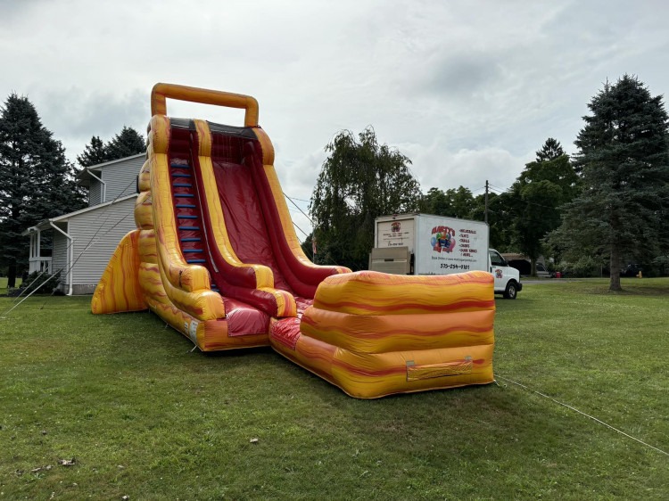 20 ft Lava Slide